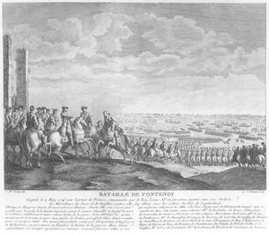 De slag bij Fontenoy, 11 mei 1745, 1828
